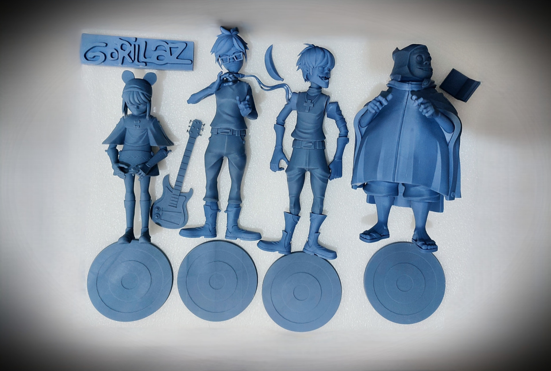 Colección de personajes personalizados impresos en resina